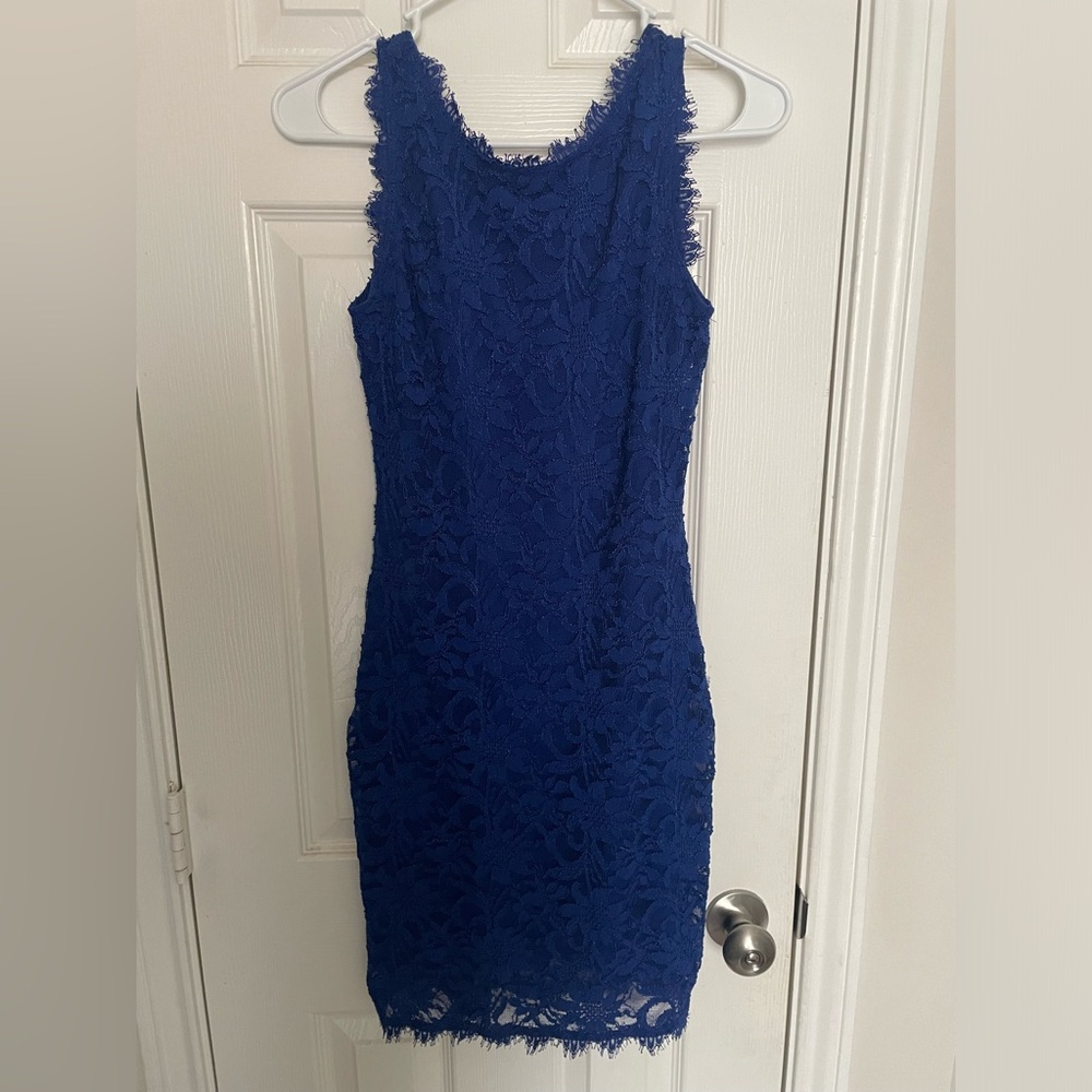 Blue dress